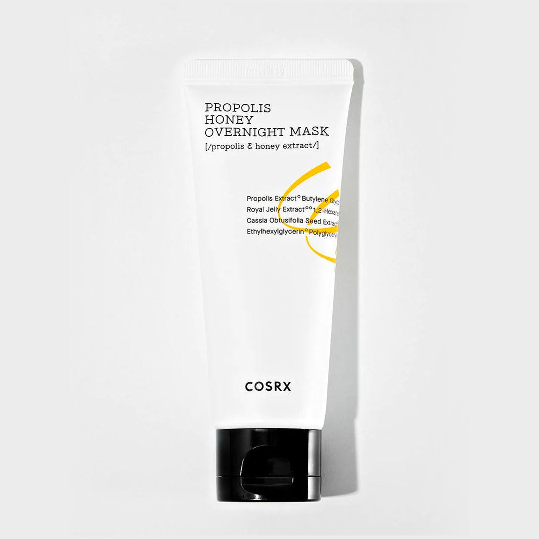 COSRX Full Fit Propolis Honey Overnight Mask asian authentic genuine original korean skincare montreal toronto calgary canada thekshop thekshop.ca natural organic vegan cruelty-free cosmetics kbeauty vancouver free shipping clean beauty routine skin makeup