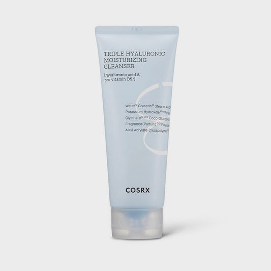 COSRX Hydrium Triple Hyaluronic Moisturizing Cleanser asian authentic genuine original korean skincare montreal toronto calgary canada thekshop thekshop.ca natural organic vegan cruelty-free cosmetics kbeauty vancouver free shipping clean beauty routine skin makeup