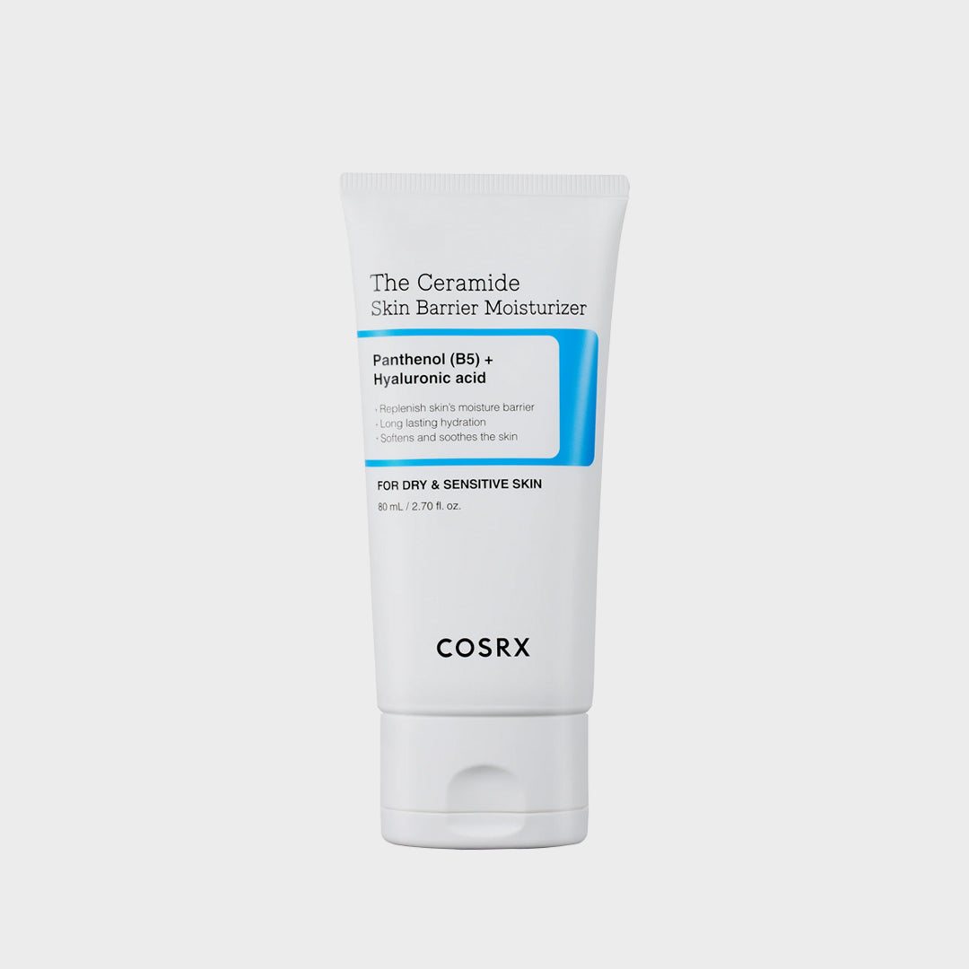 COSRX The Ceramide Skin Barrier Moisturizer 80ml Korean barrier repair soothing cream with ceramides and panthenol for dry sensitive skin