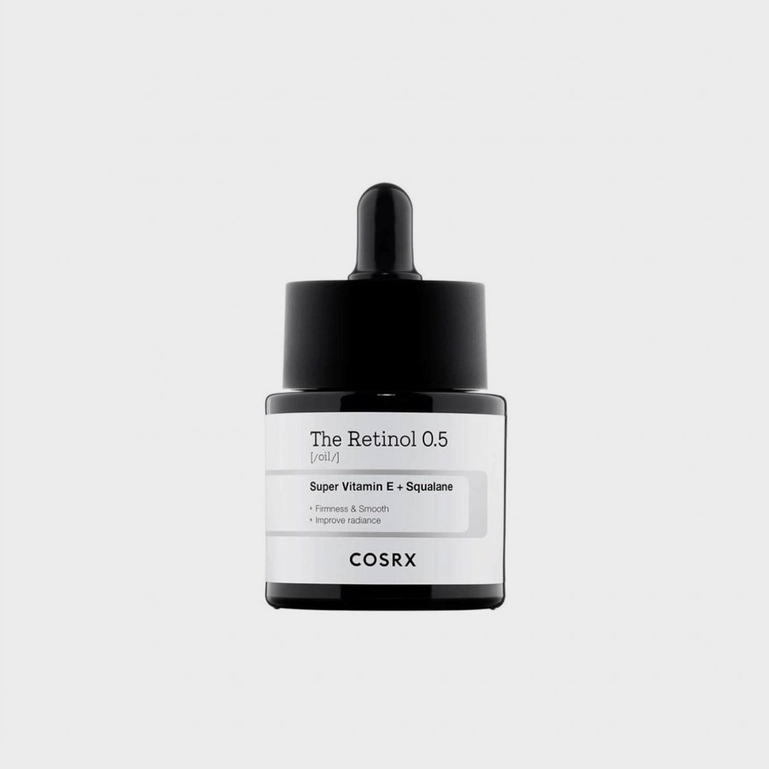 COSRX The Retinol 0.5 Oil asian authentic genuine original korean skincare montreal toronto calgary canada thekshop thekshop.ca natural organic vegan cruelty-free cosmetics kbeauty vancouver free shipping clean beauty routine skin makeup