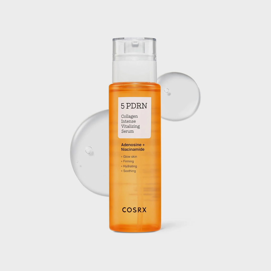 COSRX 5 PDRN Collagen Intense Vitalizing Serum 100ml Korean firming serum with collagen and niacinamide for radiant and firmer-looking skin