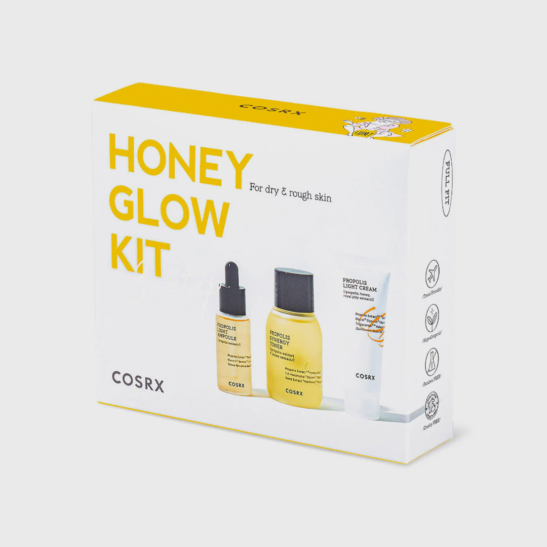 COSRX Honey Glow Kit  asian authentic genuine original korean skincare montreal toronto calgary canada thekshop thekshop.ca natural organic vegan cruelty-free cosmetics kbeauty vancouver free shipping clean beauty routine skin makeup kpop stayz stan fandom photocard stray kids treasure ateez atiny dix30 brossard ddo royal mount st-bruno new store
