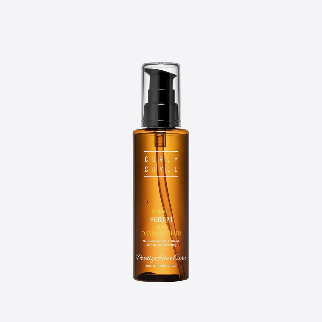 CURLYSHYLL Silky Oil Serum 70mL – Korean lightweight smoothing hair oil serum for dry frizzy hair,  for smooth glossy and frizz-controlled hair