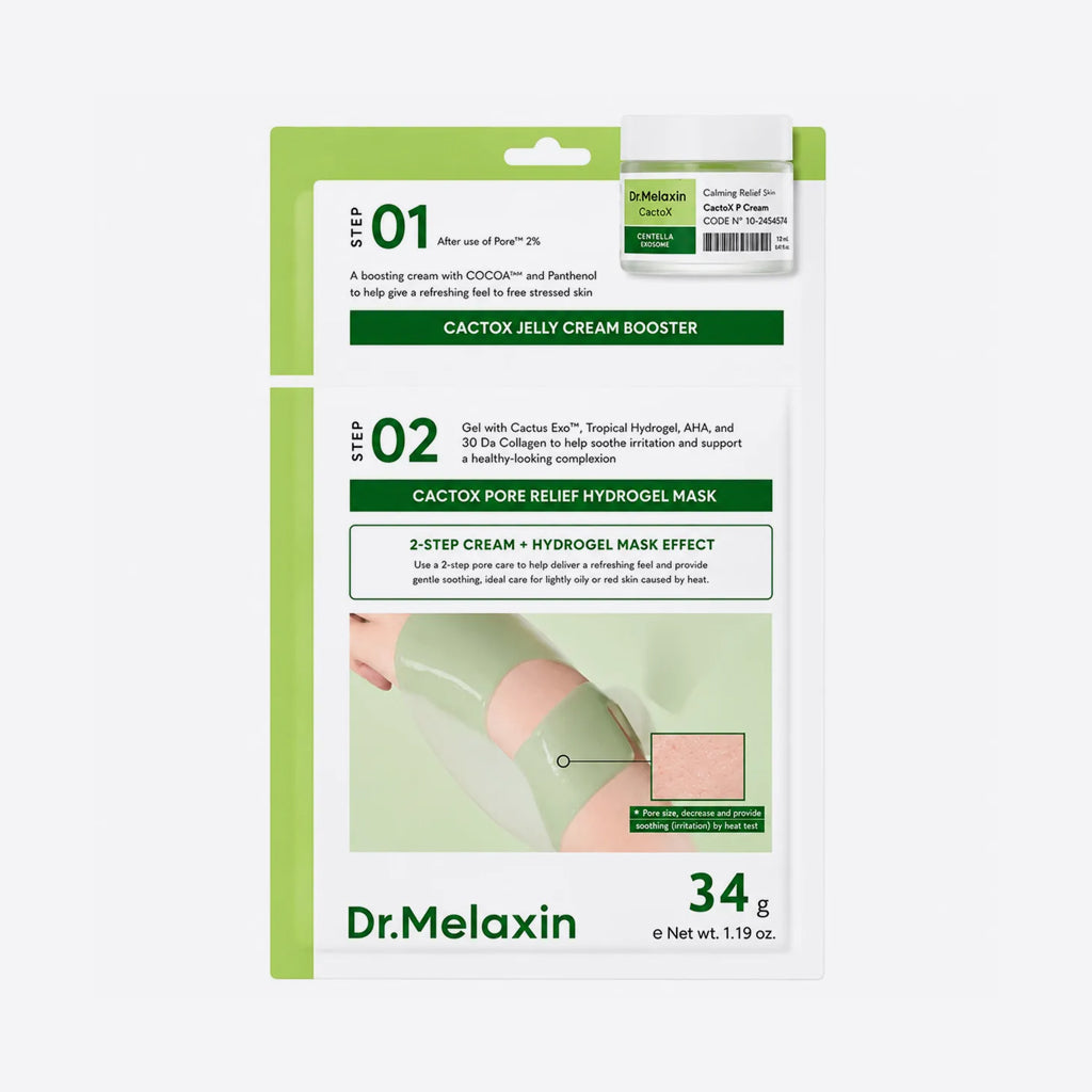 Dr.Melaxin Cactox Pore Relief Jelly Cream Hydrogel Mask 