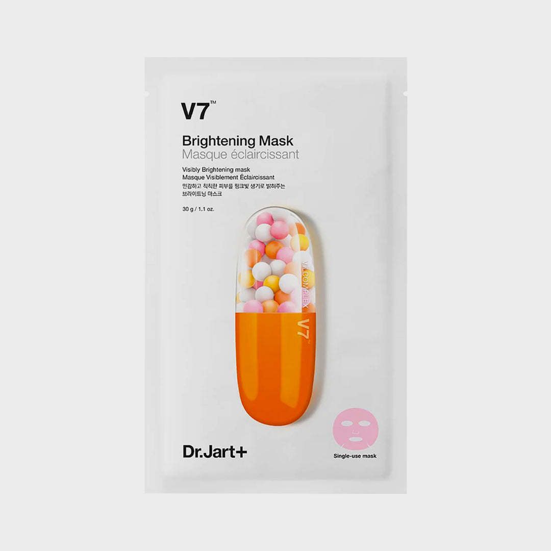 Dr.Jart V7 Brightening Mask asian authentic genuine original korean skincare montreal toronto calgary canada thekshop thekshop.ca natural organic vegan cruelty-free cosmetics kbeauty vancouver free shipping clean beauty routine skin makeup