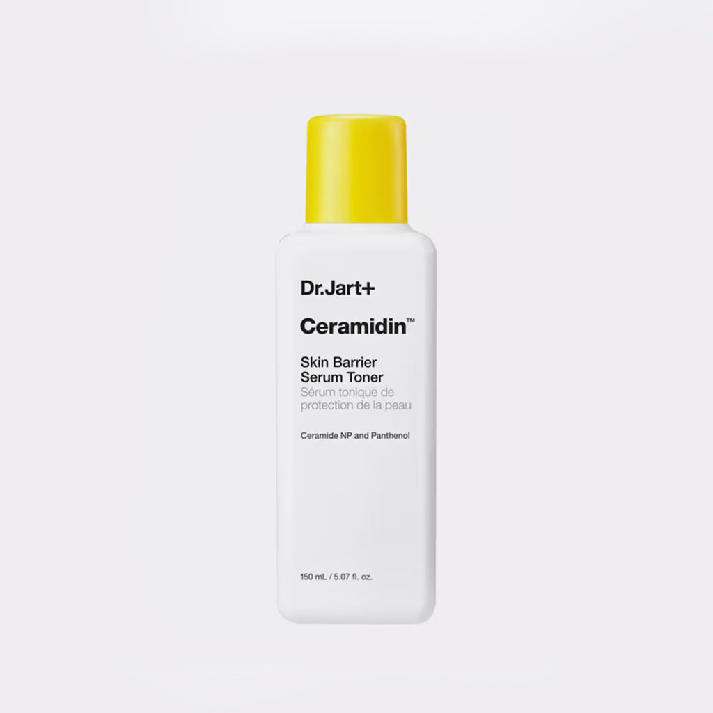 Dr.Jart+ Ceramidin Skin Barrier Serum Toner 150ml – Korean lightweight milky hydrating toner with Ceramide NP, Panthenol and Glycerin