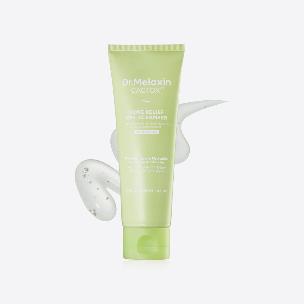 Dr.Melaxin Cactox Pore Relief Gel Cleanser 120mL Korean gentle cleansing for deep pore reset