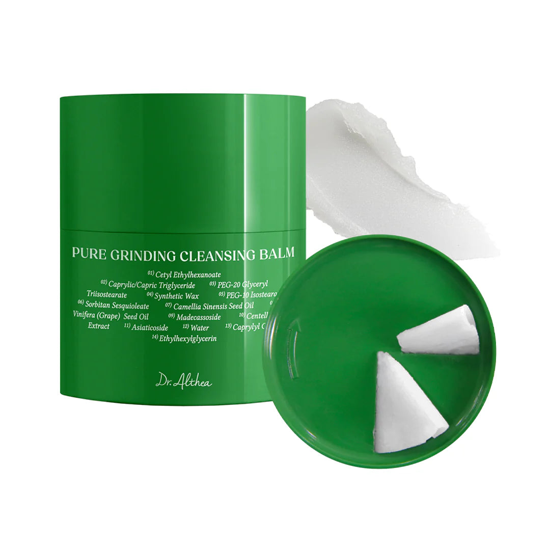 Dr. Althea Pure Grinding Cleansing Balm asian authentic genuine original korean skincare montreal toronto calgary canada thekshop thekshop.ca natural organic vegan cruelty-free cosmetics kbeauty vancouver free shipping clean beauty routine skin makeup kpop stayz stan fandom photocard stray kids treasure ateez atiny dix30 brossard
