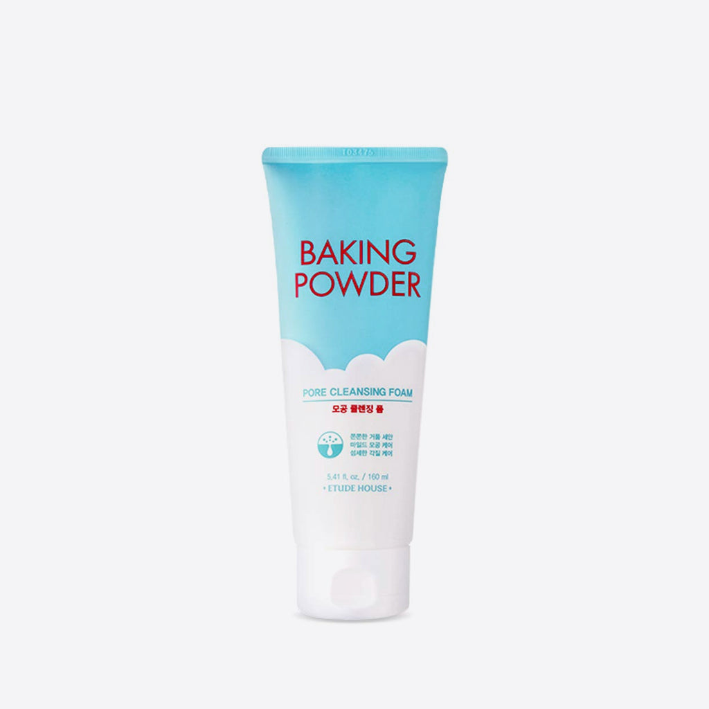 ETUDE Baking Powder Pore Cleansing Foam 160g Korean facial deep cleanser for oily skin