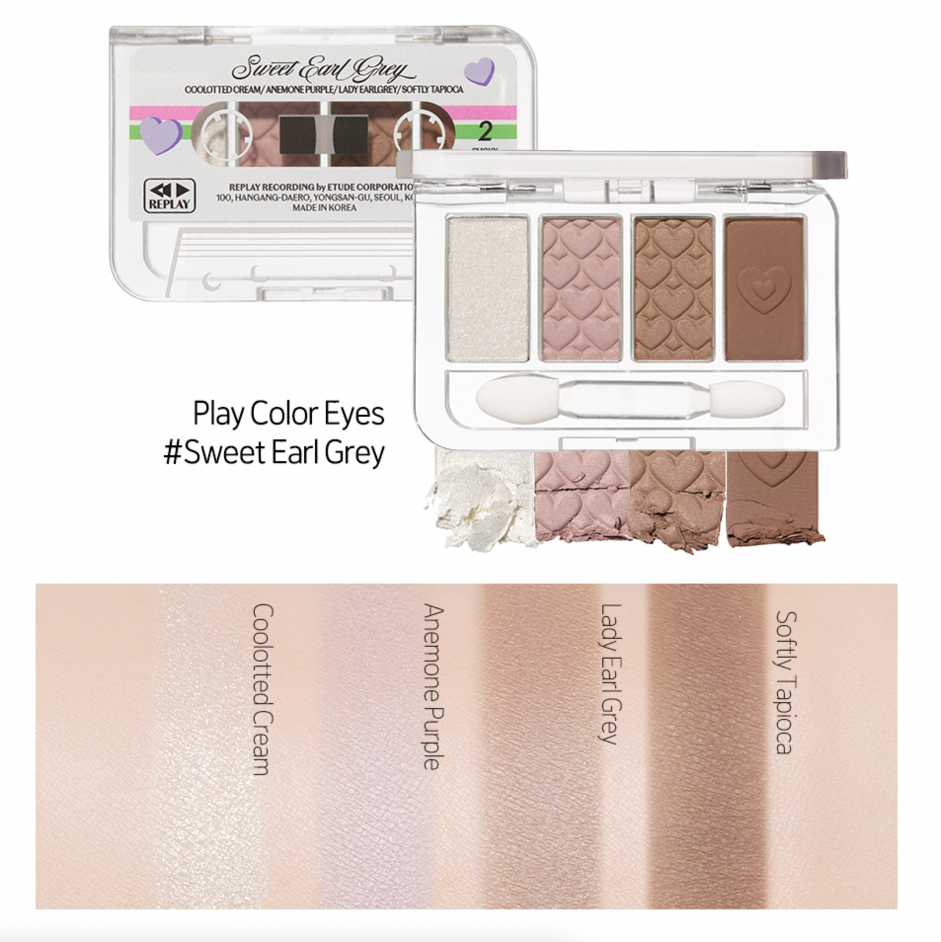 Etude REPLAY Play Color Eyes asian authentic genuine original korean skincare montreal toronto calgary canada thekshop thekshop.ca natural organic vegan cruelty-free cosmetics kbeauty vancouver free shipping clean beauty routine skin makeup kpop stayz stan fandom photocard stray kids treasure ateez atiny dix30 brossard
