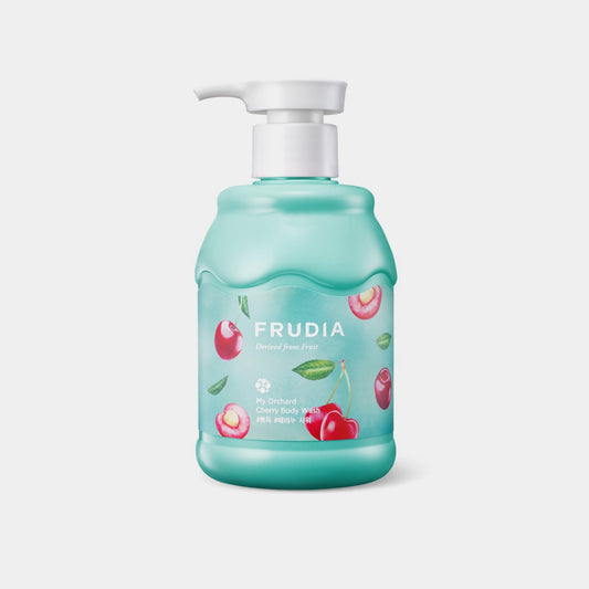 FRUDIA My Orchard Body Wash Cherry asian authentic genuine original korean skincare montreal toronto calgary canada thekshop thekshop.ca natural organic vegan cruelty-free cosmetics kbeauty vancouver free shipping clean beauty routine skin makeup kpop stayz stan fandom photocard stray kids treasure ateez atiny dix30 brossard