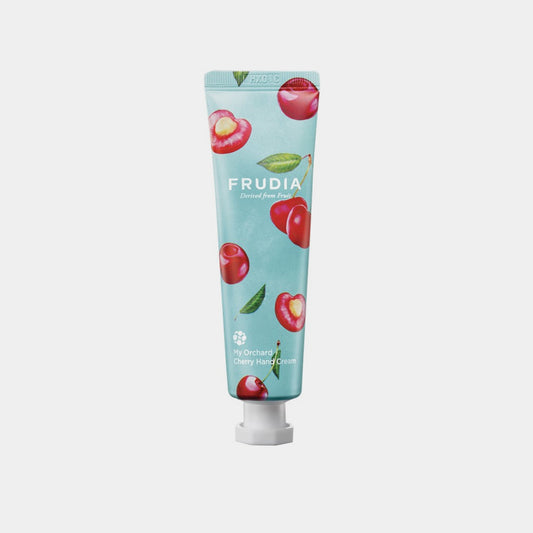 FRUDIA My Orchard Hand Cream Cherry asian authentic genuine original korean skincare montreal toronto calgary canada thekshop thekshop.ca natural organic vegan cruelty-free cosmetics kbeauty vancouver free shipping clean beauty routine skin makeup kpop stayz stan fandom photocard stray kids treasure ateez atiny dix30 brossard