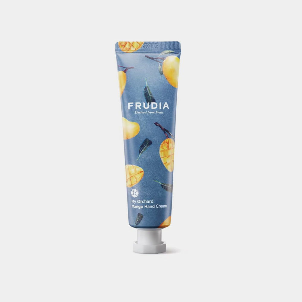 FRUDIA My Orchard Hand Cream Mango asian authentic genuine original korean skincare montreal toronto calgary canada thekshop thekshop.ca natural organic vegan cruelty-free cosmetics kbeauty vancouver free shipping clean beauty routine skin makeup kpop stayz stan fandom photocard stray kids treasure ateez atiny dix30 brossard