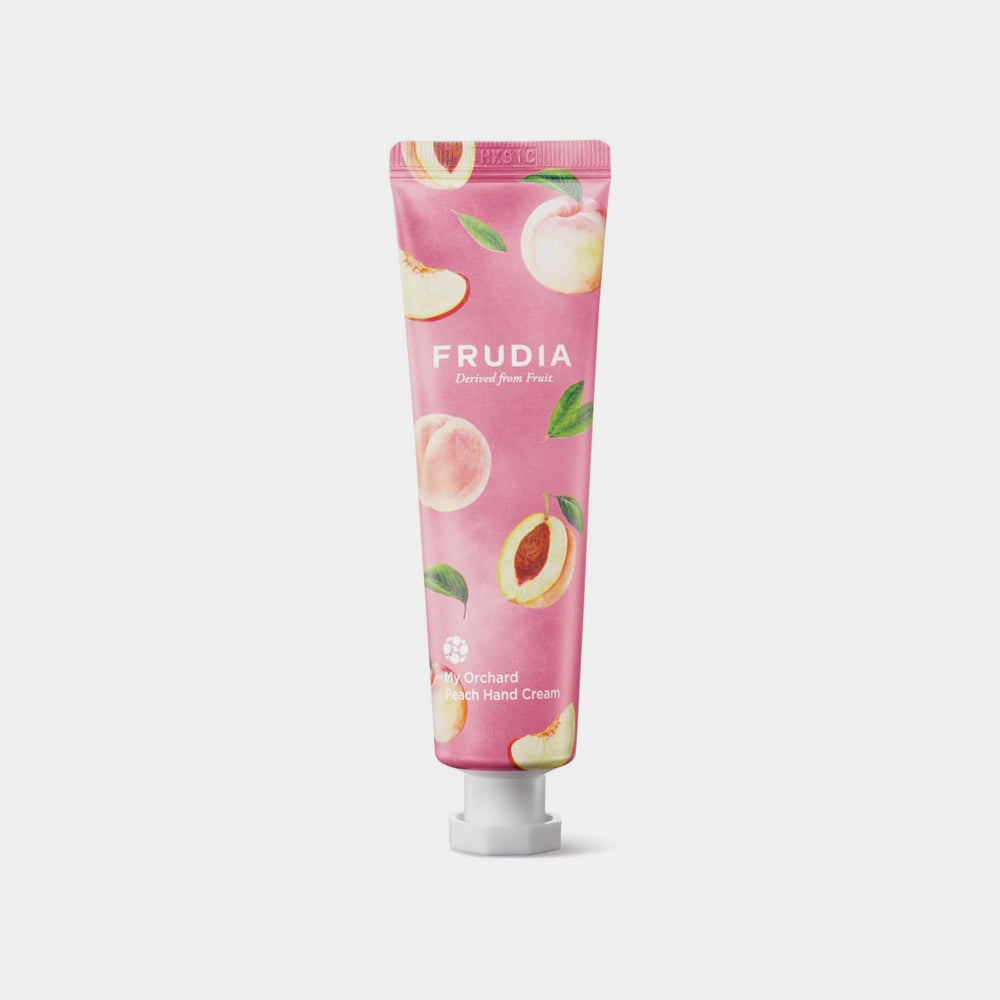 FRUDIA My Orchard Hand Cream Peach asian authentic genuine original korean skincare montreal toronto calgary canada thekshop thekshop.ca natural organic vegan cruelty-free cosmetics kbeauty vancouver free shipping clean beauty routine skin makeup kpop stayz stan fandom photocard stray kids treasure ateez atiny dix30 brossard