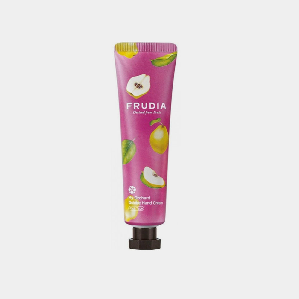 FRUDIA My Orchard Hand Cream Quince asian authentic genuine original korean skincare montreal toronto calgary canada thekshop thekshop.ca natural organic vegan cruelty-free cosmetics kbeauty vancouver free shipping clean beauty routine skin makeup kpop stayz stan fandom photocard stray kids treasure ateez atiny dix30 brossard