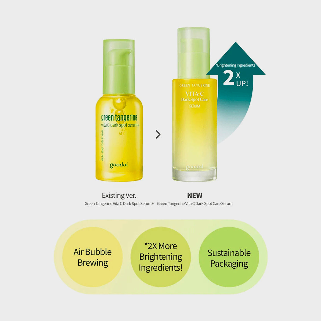 GOODAL Green Tangerine Vita C Dark Spot Serum asian authentic genuine original korean skincare montreal toronto calgary canada thekshop thekshop.ca natural organic vegan cruelty-free cosmetics kbeauty vancouver free shipping clean beauty routine skin makeup kpop stayz stan fandom photocard stray kids treasure 