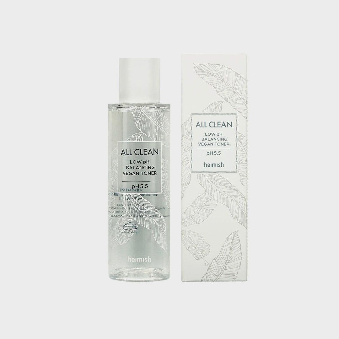 HEIMISH All Clean Low pH Balancing Vegan Toner asian authentic genuine original korean skincare montreal toronto calgary canada thekshop thekshop.ca natural organic vegan cruelty-free cosmetics kbeauty vancouver free shipping clean beauty routine skin makeup