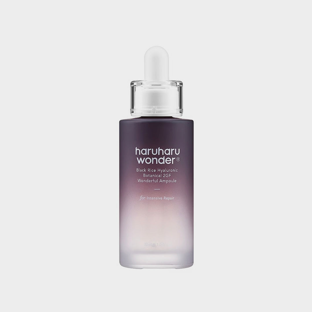 Haruharu WONDER Black Rice Hyaluronic Botanical 2GF Wonderful Ampoule asian authentic genuine original korean skincare montreal toronto calgary canada thekshop thekshop.ca natural organic vegan cruelty-free cosmetics kbeauty vancouver free shipping clean beauty routine skin makeup kpop stayz stan fandom photocard stray kids treasure ateez atiny  