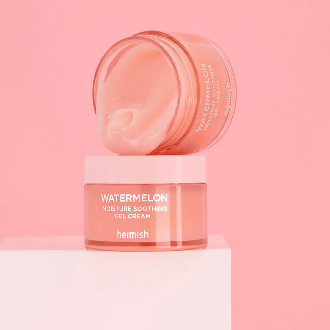 Heimish Watermelon Moisture Soothing Gel Cream asian authentic genuine original korean skincare montreal toronto calgary canada thekshop thekshop.ca natural organic vegan cruelty-free cosmetics kbeauty vancouver free shipping clean beauty routine skin makeup