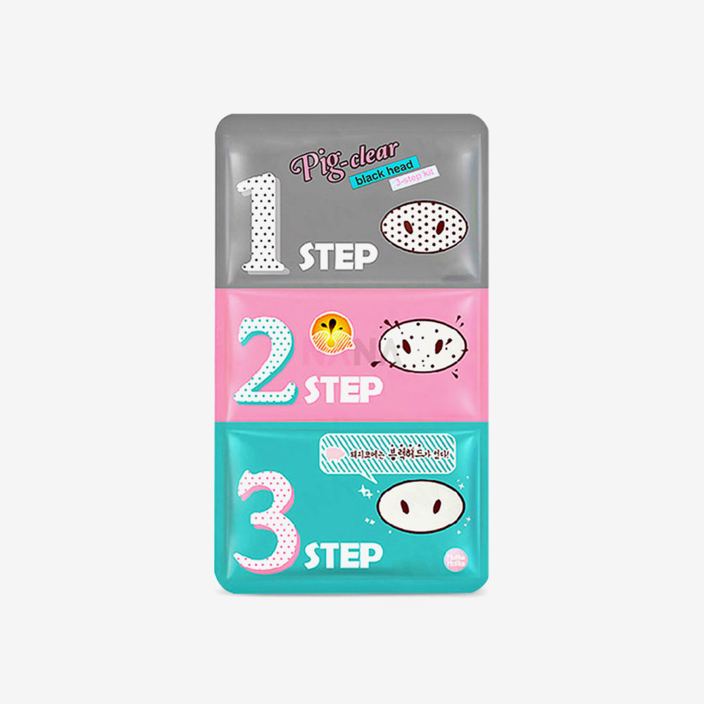Holika Holika Pig Nose Clear Blackhead 3-Step Kit asian authentic genuine original korean skincare montreal toronto calgary canada thekshop thekshop.ca natural organic vegan cruelty-free cosmetics kbeauty vancouver free shipping clean beauty routine skin makeup kpop stayz stan fandom photocard stray kids treasure ateez atiny dix30 brossard ddo st-bruno new store