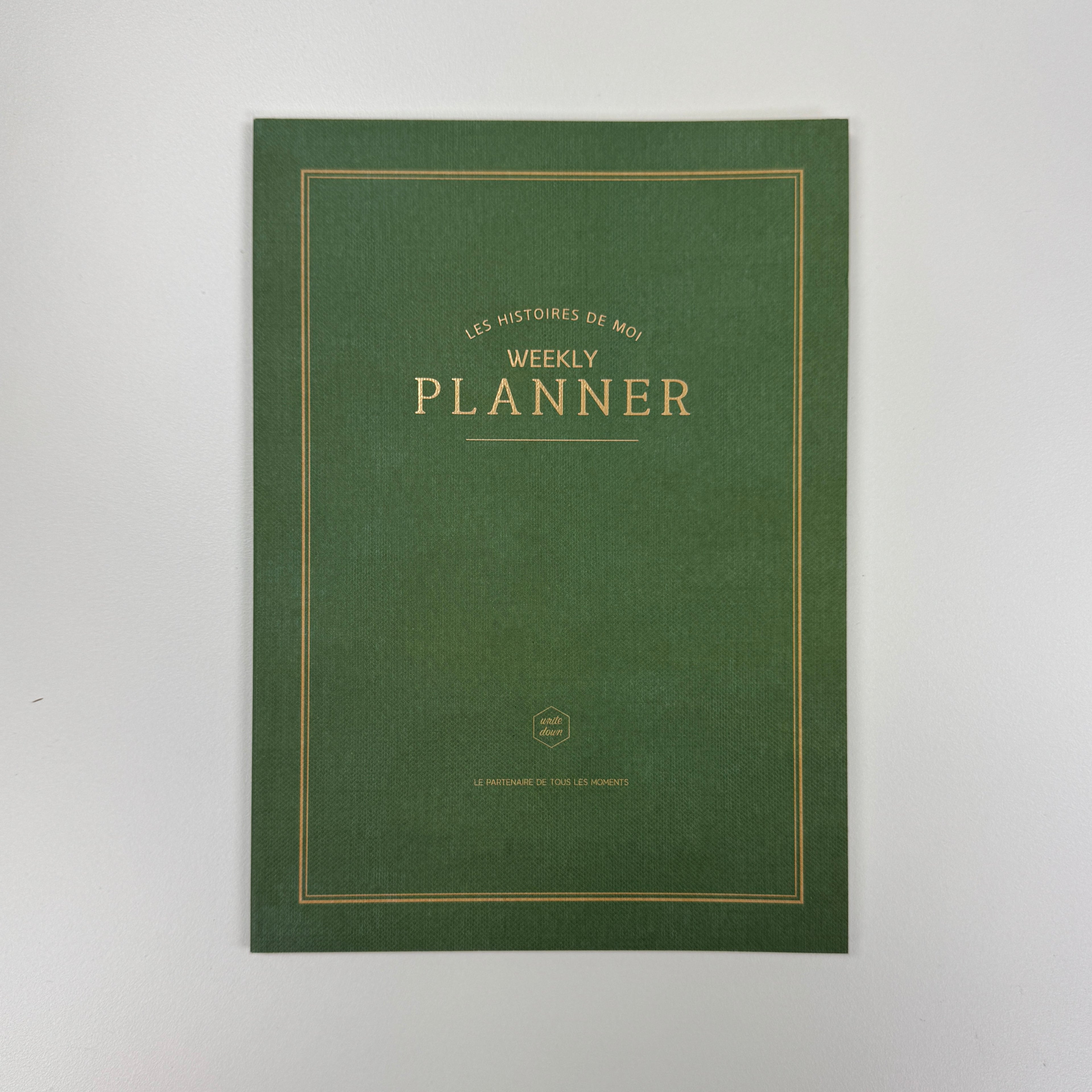 Weekly Planner Les Histoires de Moi