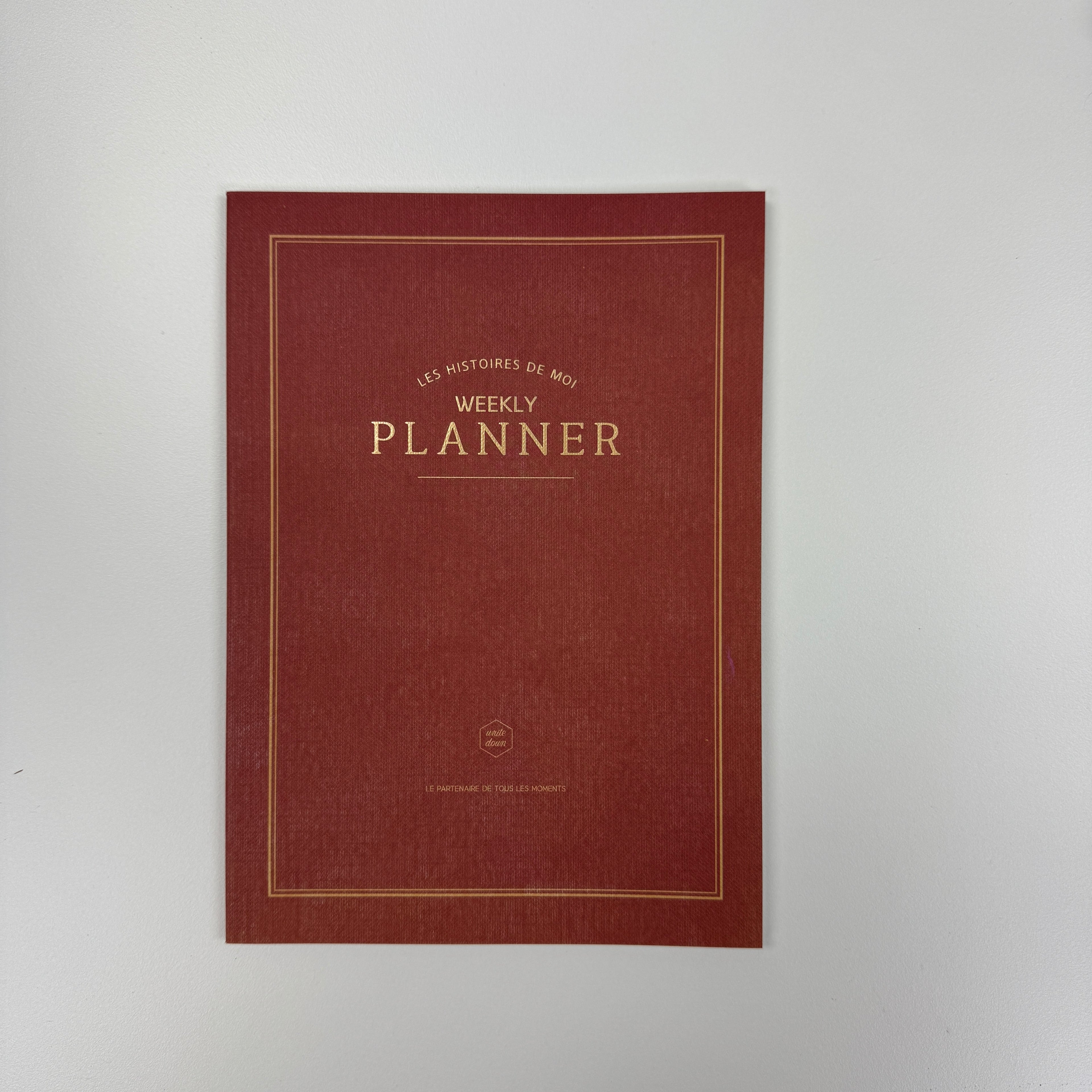 Weekly Planner Les Histoires de Moi