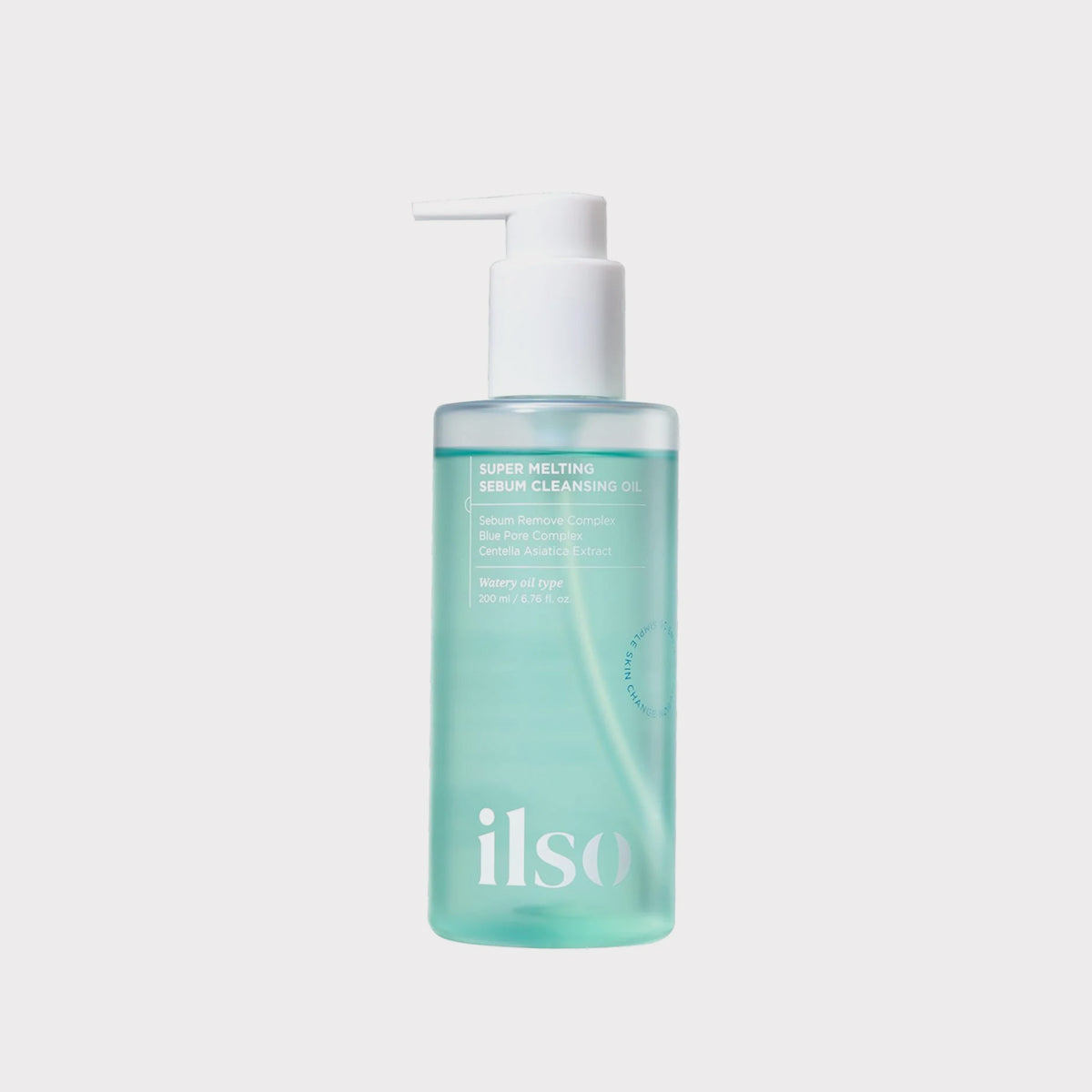Ilso Super Melting Sebum Cleansing Oil 200ml is a Korean lightweight, quick-emulsifying oil cleanser designed to dissolve stubborn sebum, blackheads, and makeup for sensitive skin.