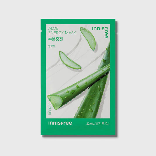 Innisfree Energy Sheet Mask Aloe asian authentic genuine original korean skincare montreal toronto calgary canada thekshop thekshop.ca natural organic vegan cruelty-free cosmetics kbeauty vancouver free shipping clean beauty routine skin makeup kpop stayz stan fandom photocard stray kids treasure ateez atiny dix30 brossard ddo royal mount st-bruno new store
