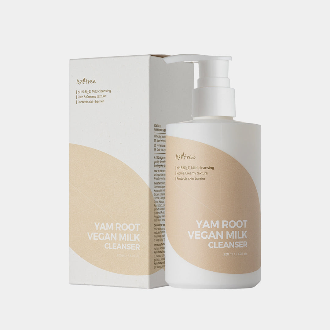 Isntree Yam Root Vegan Milk Cleanser asian authentic genuine original korean skincare montreal toronto calgary canada thekshop thekshop.ca natural organic vegan cruelty-free cosmetics kbeauty vancouver free shipping clean beauty routine skin makeup kpop stayz stan fandom photocard stray kids treasure ateez atiny dix30 brossard ddo st-bruno new store
