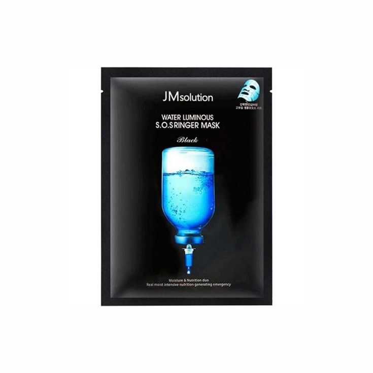 JMsolution Water Luminous S.O.S Ringer Mask Black