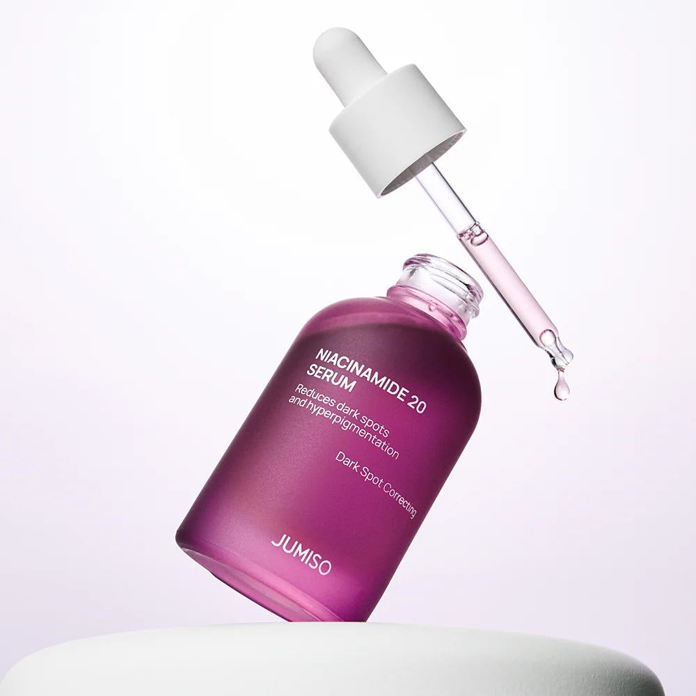 JUMISO Niacinamide 20 Serum 40ml – lightweight Korean brightening serum for dark spots and uneven skin tone  with Tranexamic Acid, Glutathione and Hyaluronic Acid
