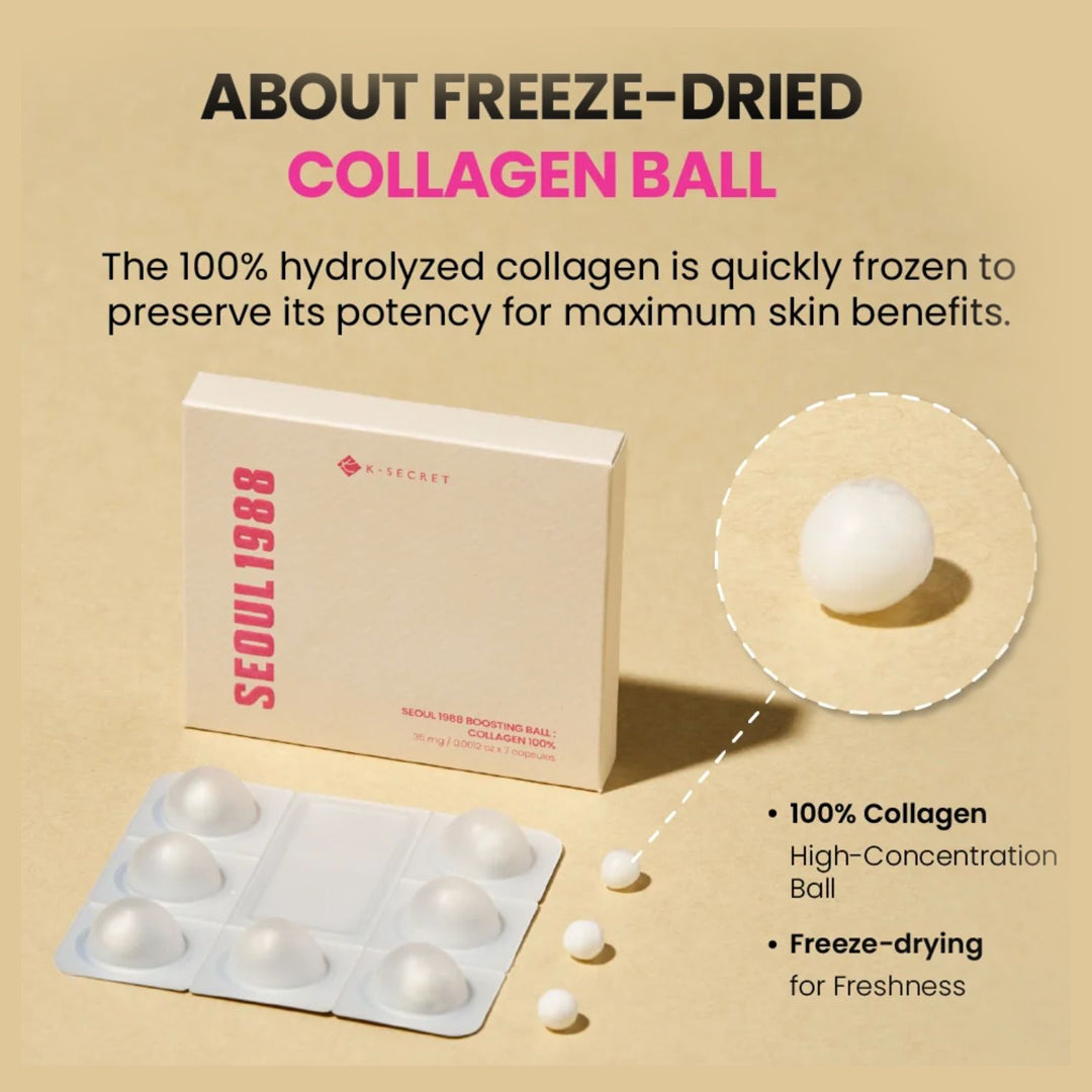 KSECRET SEOUL 1988 Boosting Ball : Collagen 100%