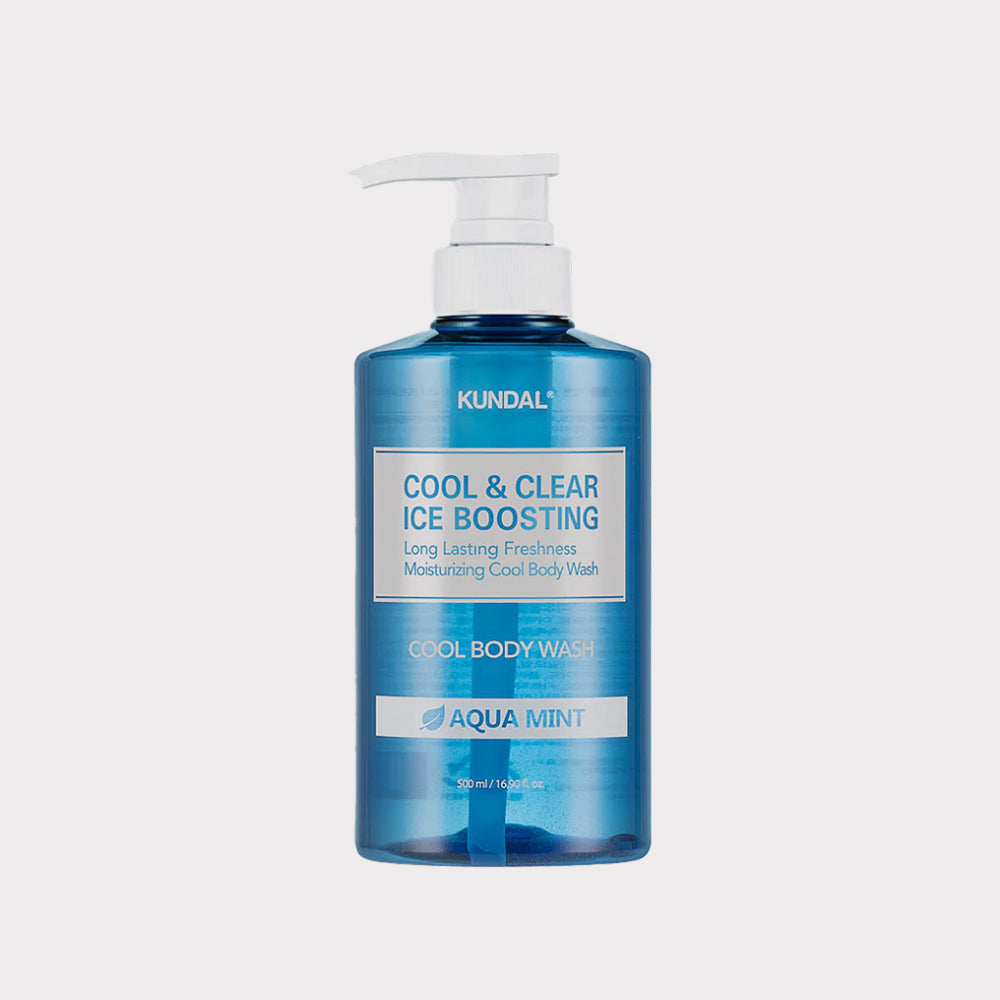 KUNDAL Cool & Clear Ice Boosting Cool Body Wash asian authentic genuine original korean skincare montreal toronto calgary canada thekshop thekshop.ca natural organic vegan cruelty-free cosmetics kbeauty vancouver free shipping clean beauty routine skin makeup kpop stayz stan fandom photocard stray kids treasure ateez atiny dix30 brossard ddo royal mount st-bruno new store