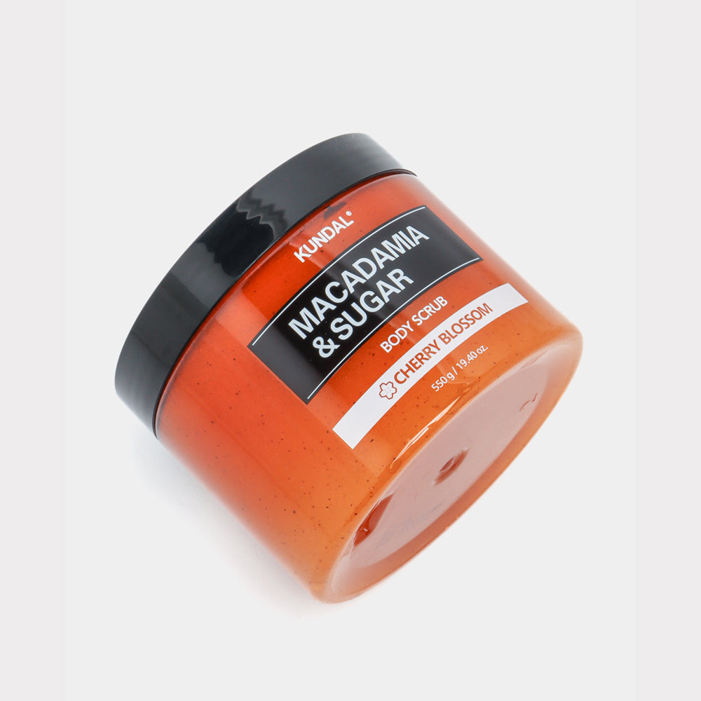 KUNDAL Macadamia & Sugar Body Scrub asian authentic genuine original korean skincare montreal toronto calgary canada thekshop thekshop.ca natural organic vegan cruelty-free cosmetics kbeauty vancouver free shipping clean beauty routine skin makeup kpop stayz stan fandom photocard stray kids treasure ateez atiny dix30 brossard ddo royal mount st-bruno new store