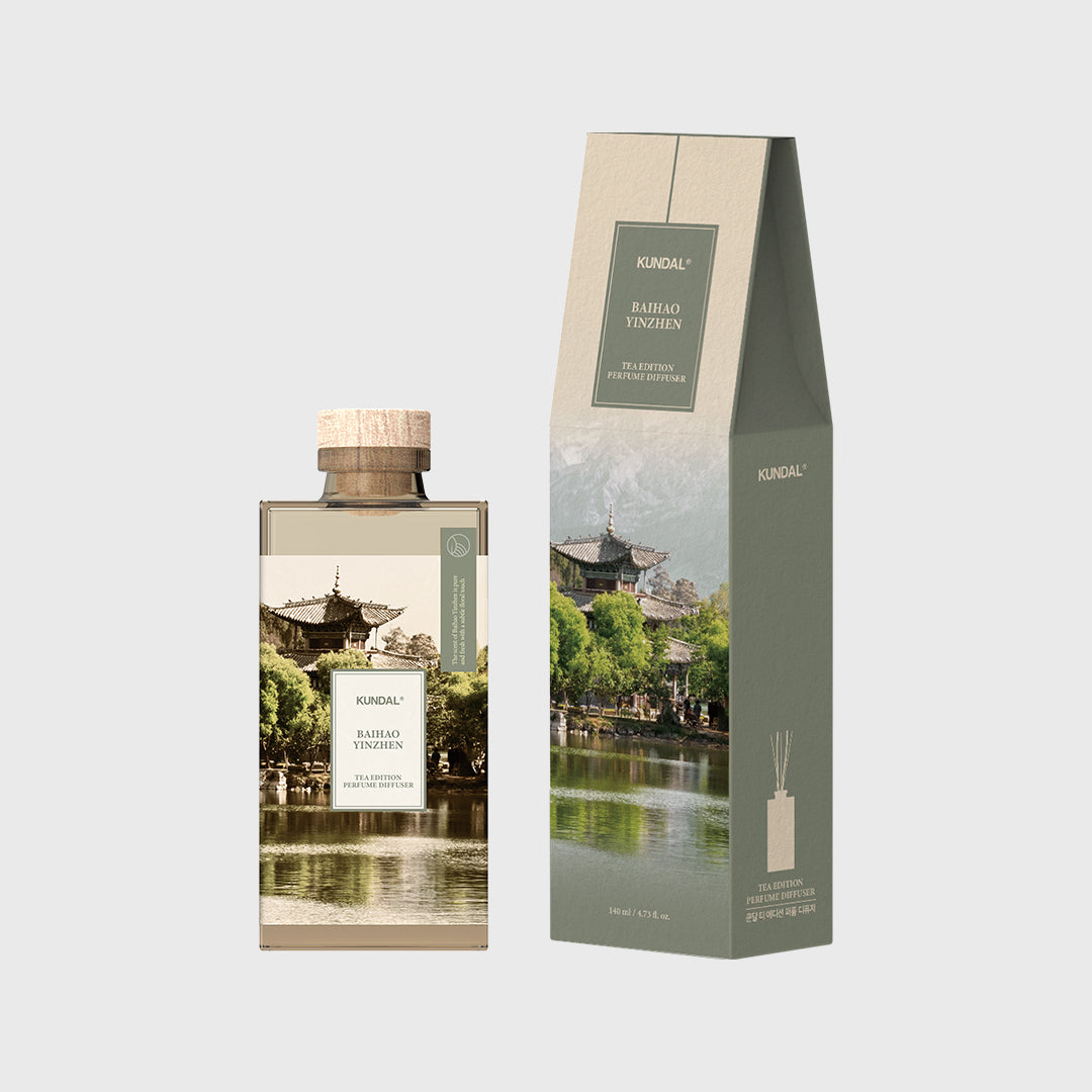 KUNDAL Perfume Diffuser Tea Edition 140ml – Baihao Yinzhen asian authentic genuine original korean skincare montreal toronto calgary canada thekshop thekshop.ca natural organic vegan cruelty-free cosmetics kbeauty vancouver free shipping clean beauty routine skin makeup kpop stayz stan fandom photocard stray kids treasure ateez atiny dix30 brossard ddo royal mount st-bruno new store