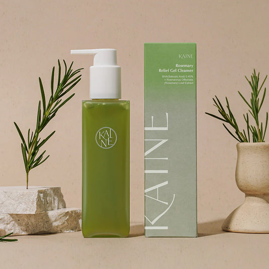 Kaine Rosemary Relief Gel Cleanser asian authentic genuine original korean skincare montreal toronto calgary canada thekshop thekshop.ca natural organic vegan cruelty-free cosmetics kbeauty vancouver free shipping clean beauty routine skin makeup kpop stayz stan fandom photocard stray kids treasure ateez atiny dix30 brossard