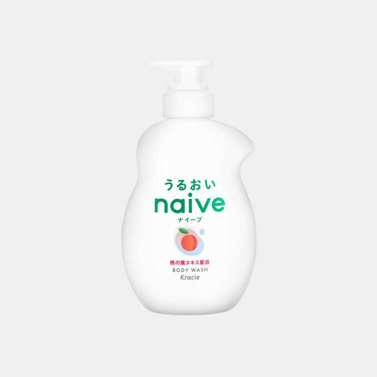 Kracie Naive Body Wash Peach 530mL