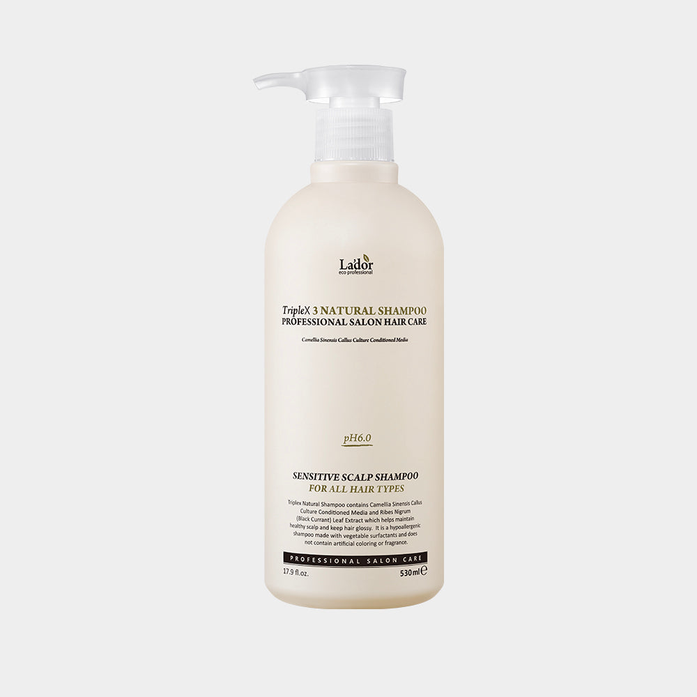 LADOR Triplex3 Natural Shampoo asian authentic genuine original korean skincare montreal toronto calgary canada thekshop thekshop.ca natural organic vegan cruelty-free cosmetics kbeauty vancouver free shipping clean beauty routine skin makeup kpop stayz stan fandom photocard stray kids treasure ateez atiny  