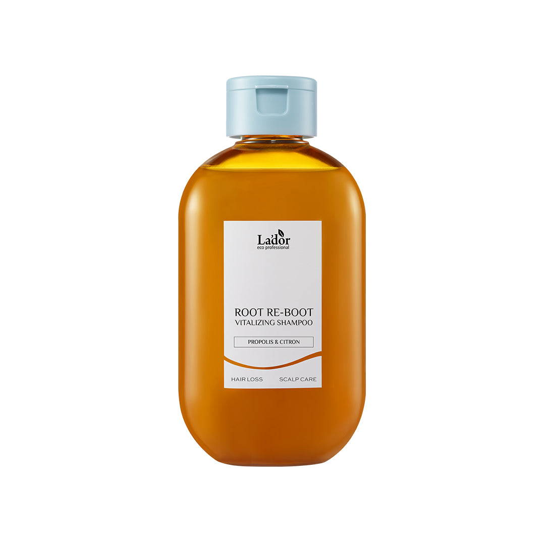 La’dor Root Re-Boot Vitalizing Shampoo Propolis & Citron asian authentic genuine original korean skincare montreal toronto calgary canada thekshop thekshop.ca natural organic vegan cruelty-free cosmetics kbeauty vancouver free shipping clean beauty routine skin makeup 