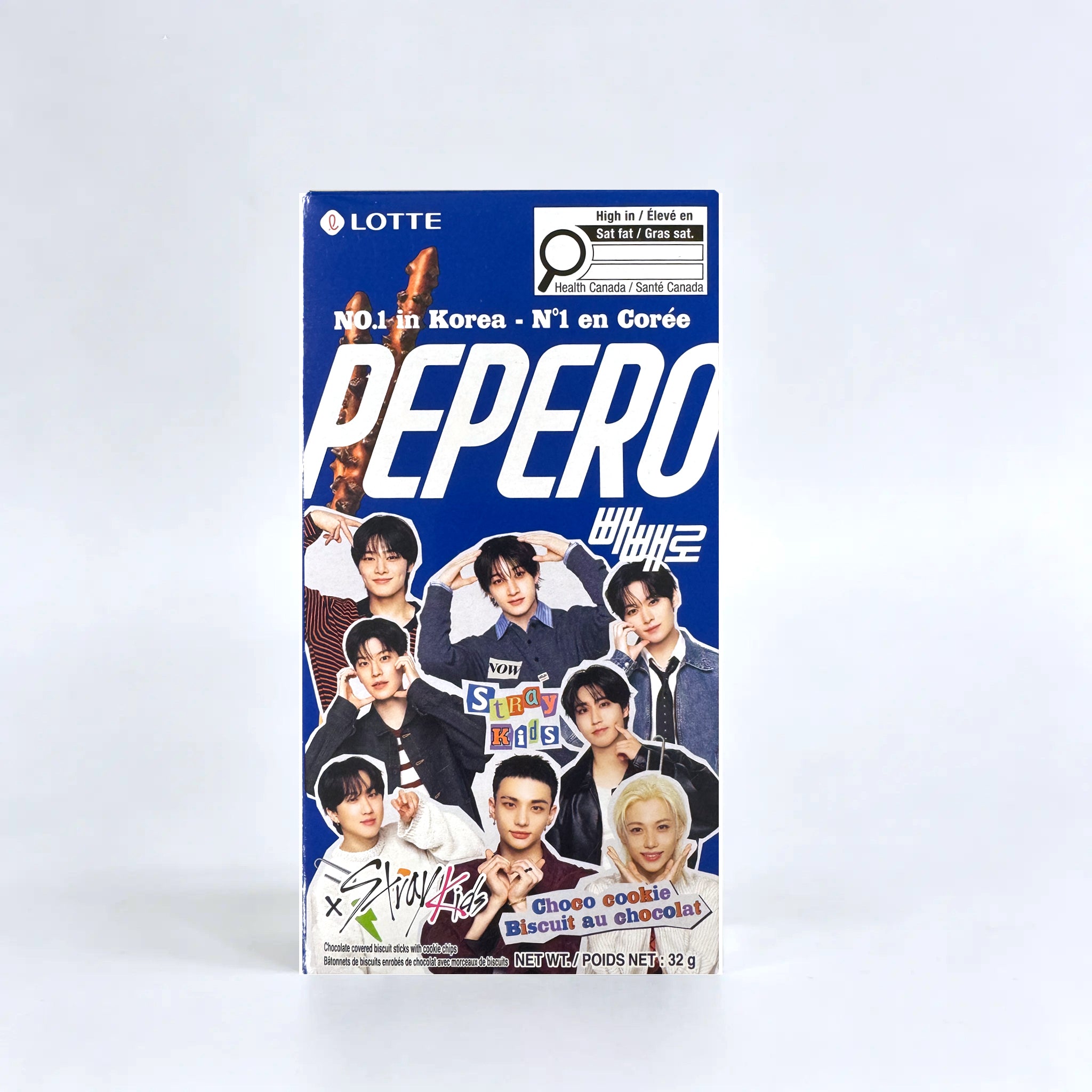 Lotte Korea Pepero x Stray Kids Limited Edition Choco Cookie 32g