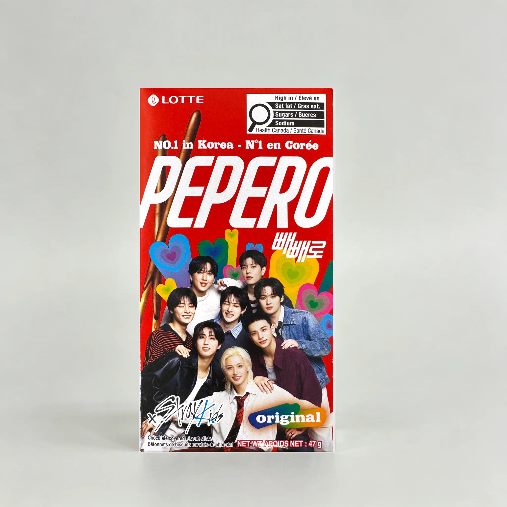 Lotte Korea Pepero x Stray Kids Limited Edition Original 32g