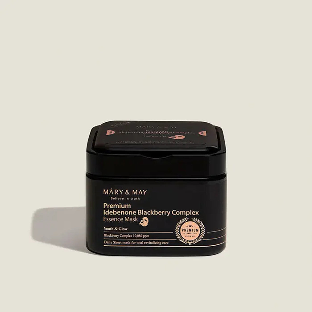 MARY&MAY Premium Idebenone Blackberry Complex Essence Mask  asian authentic genuine original korean skincare montreal toronto calgary canada thekshop thekshop.ca natural organic vegan cruelty-free cosmetics kbeauty vancouver free shipping clean beauty routine skin makeup