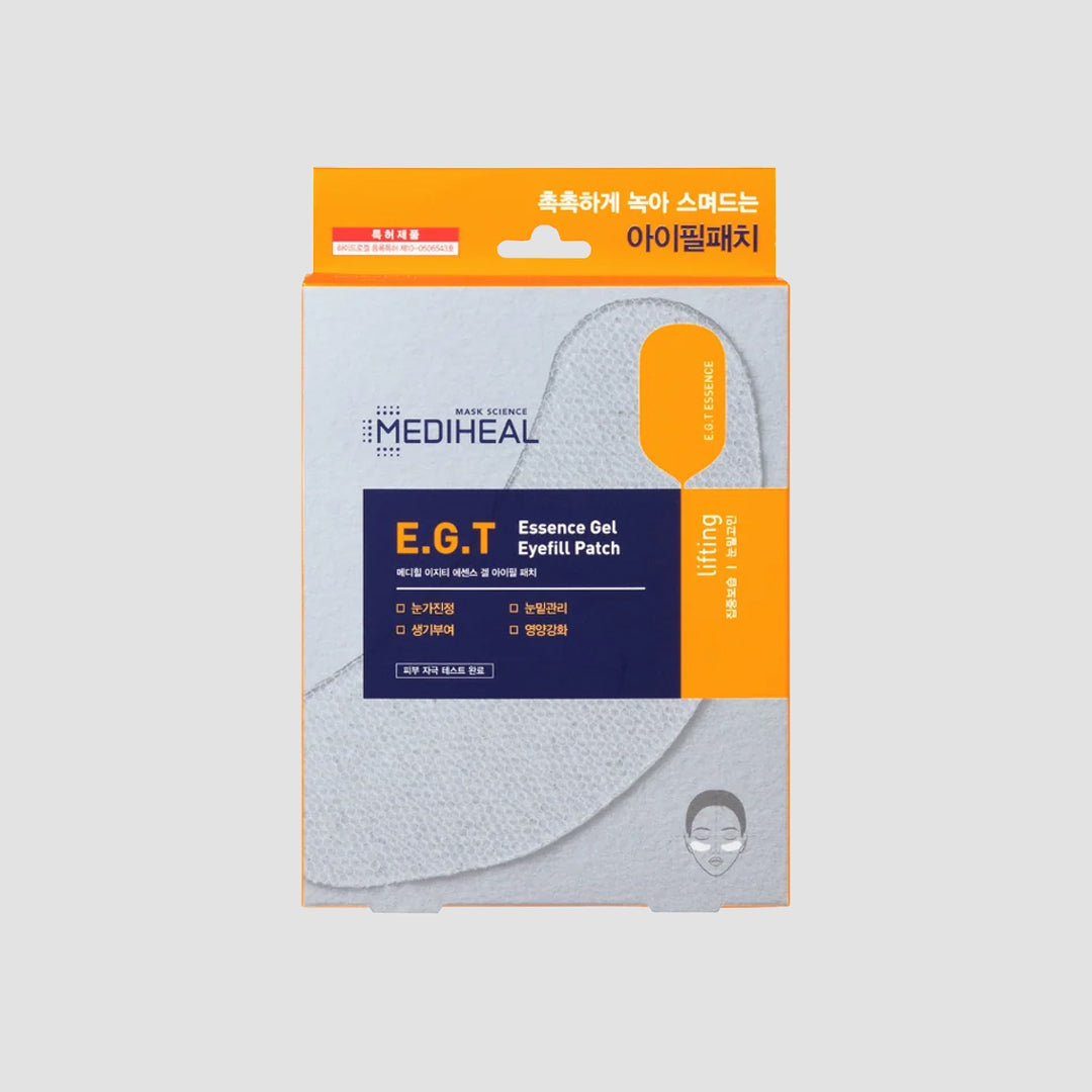 MEDIHEAL EGT Essence Gel Eyefill Patch  Korean travel-friendly pack of lifting eye masks
