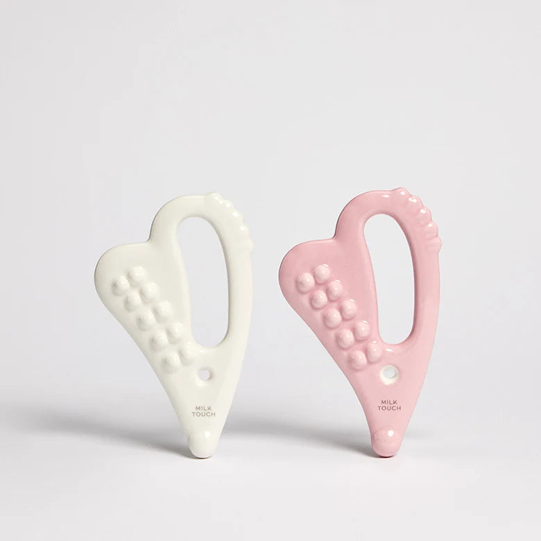 MILKTOUCH Slim Face Ceramic Gua Sha White Pink