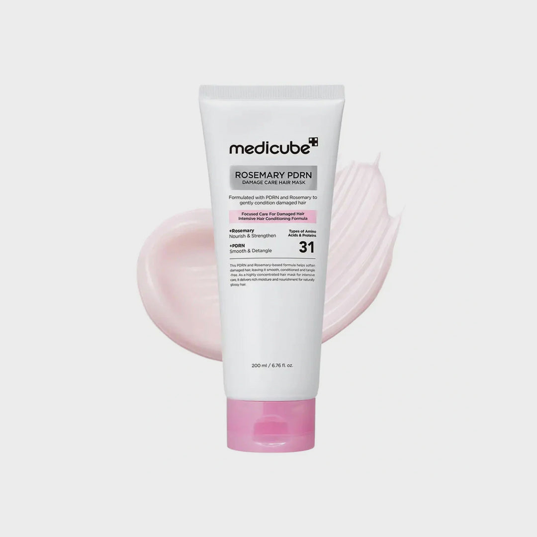 Medicube Rosemary PDRN Damage Care Hair Mask 200mL Korean repairing hair treatment with proteins 