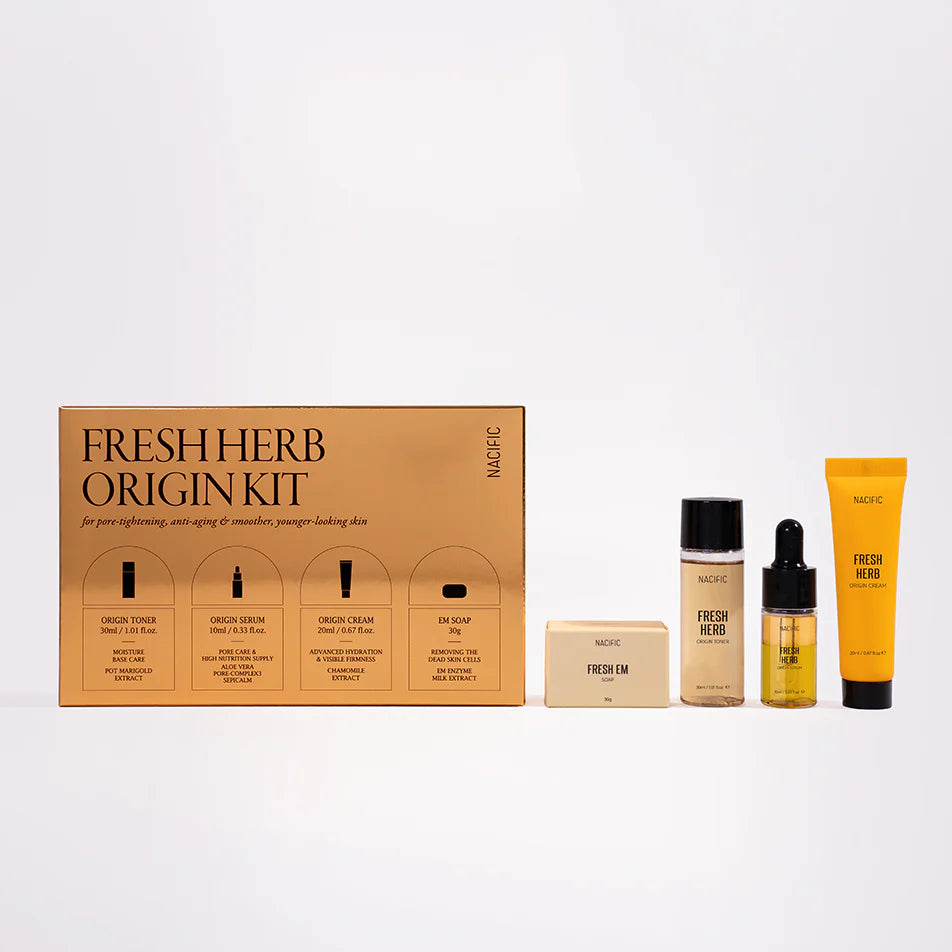 NACIFIC Fresh Herb Origin Kit asian authentic genuine original korean skincare montreal toronto calgary canada thekshop thekshop.ca natural organic vegan cruelty-free cosmetics kbeauty vancouver free shipping clean beauty routine skin makeup kpop stayz stan fandom photocard stray kids treasure 