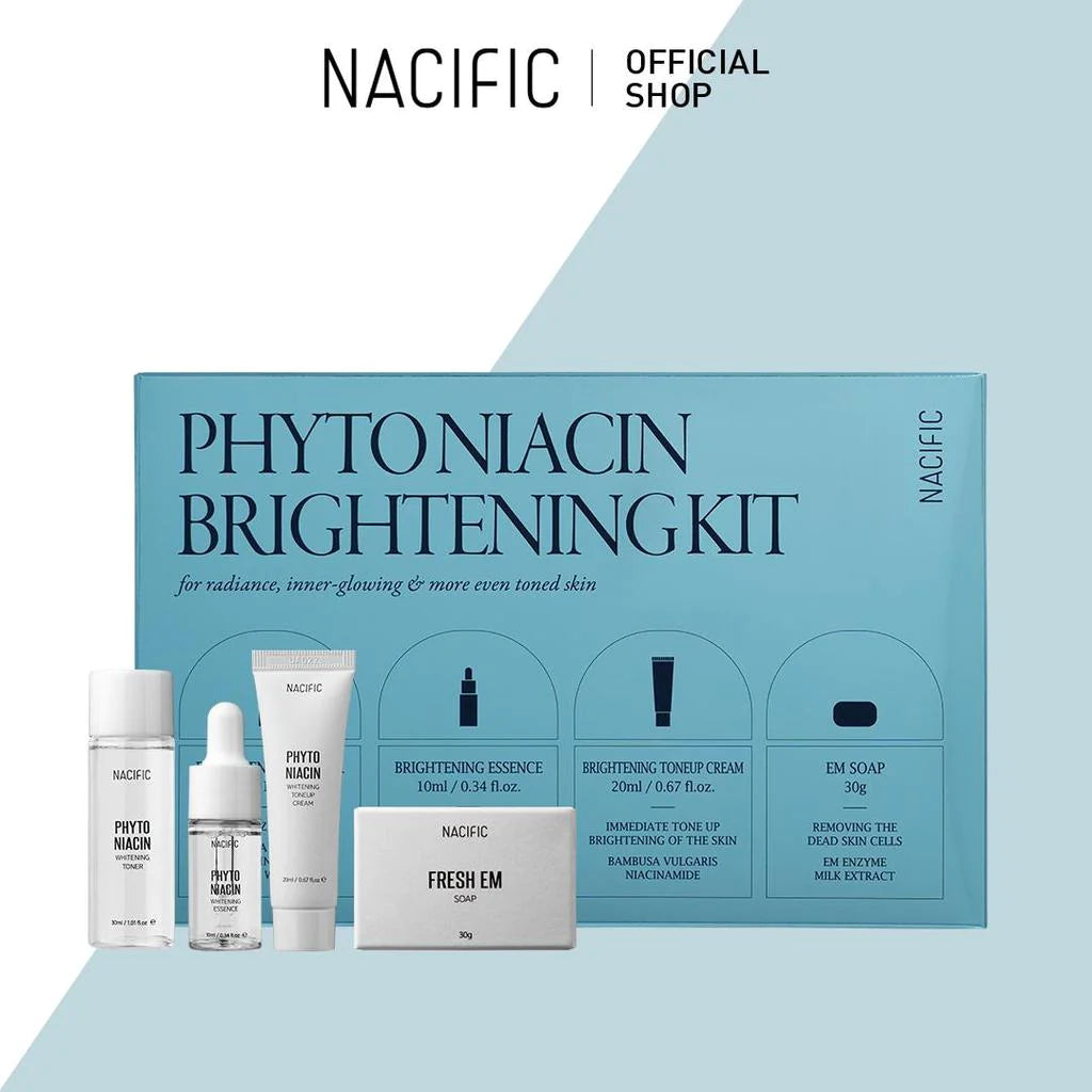 Nacific Phyto Niacin Brightening Kit asian authentic genuine original korean skincare montreal toronto calgary canada thekshop thekshop.ca natural organic vegan cruelty-free cosmetics kbeauty vancouver free shipping clean beauty routine skin makeup kpop stayz stan fandom photocard stray kids treasure 