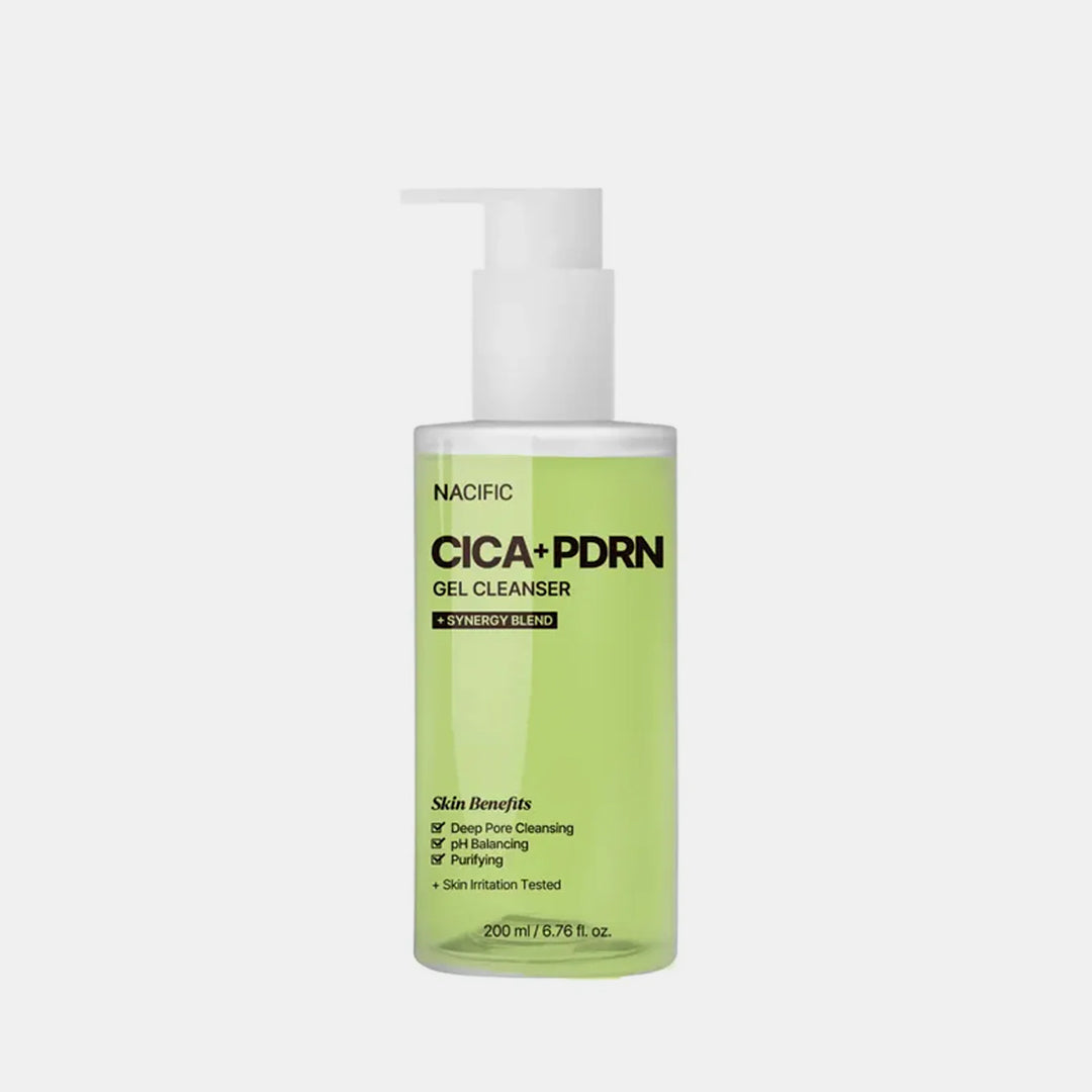 Nacific Cica PDRN Gel Cleanser gentle calming facial cleanser for sensitive skin