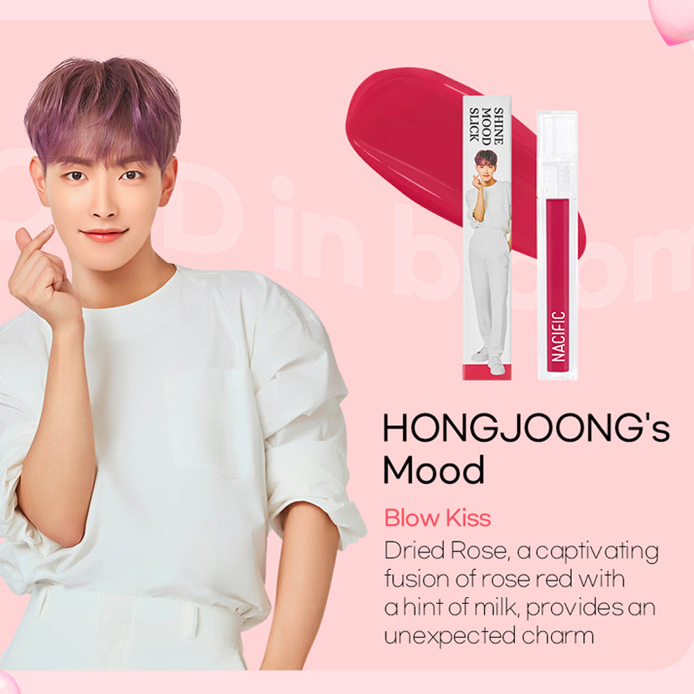Nacific x ATEEZ Special Collaboration Mood In Bloom Shine Mood Slick Lip Tint Set asian authentic genuine original korean skincare montreal toronto calgary canada thekshop thekshop.ca natural organic vegan cruelty-free cosmetics kbeauty vancouver free shipping clean beauty routine skin makeup kpop stayz stan fandom photocard stray kids treasure ateez atiny  