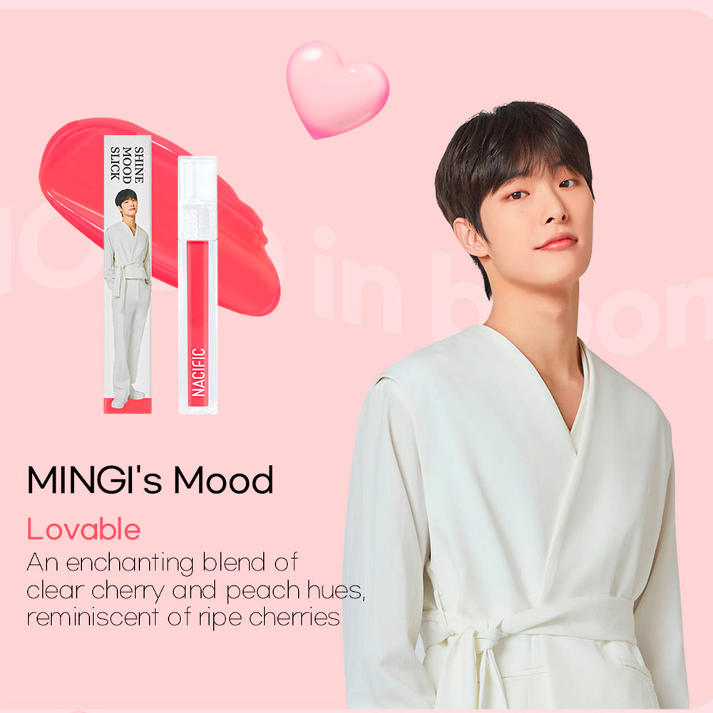 Nacific x ATEEZ Special Collaboration Mood In Bloom Shine Mood Slick Lip Tint Set asian authentic genuine original korean skincare montreal toronto calgary canada thekshop thekshop.ca natural organic vegan cruelty-free cosmetics kbeauty vancouver free shipping clean beauty routine skin makeup kpop stayz stan fandom photocard stray kids treasure ateez atiny  